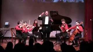 Clip of Carols Sing-Along Patrick McCoy tenor National Chamber Ensemble