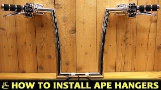 How To Install Ape Hangers on a 2015 Harley Davidson Road Glide - 10 Easy DIY Steps!!