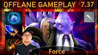  7.37 Force Dark Seer |KDA - 40 KP - 87%| New patch Offlane Gameplay - Dota 2 Top MMR