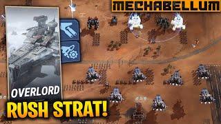 OVERLORD ARTILLERY RUSH STRATEGY is Unstoppable?! - Mechabellum 1.0 Gameplay