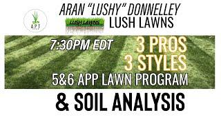 6 APP COOL SEASON LAWN CARE PROGRAM DESIGN // LUSH LAWNS // APT SHOW