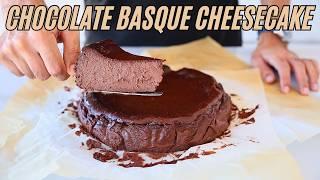 Chocolate Basque Cheesecake Recipe