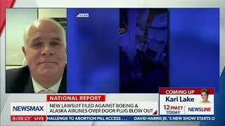 Newsmax | New lawsuit filed against Boeing & Alaska Airlines over door plug blowout