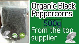 Organic Whole Black Peppercorns 500g | ChuSe Pepper/ VietNam Black Pepper