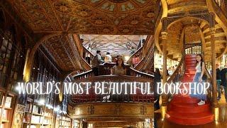 The World's Most Beautiful Bookstore in Portugal  Livraria Lello, Porto Tips & Tour of Bookstore