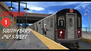 NYCT openbve BRONX  bound 1 local train to van cortland park 242st