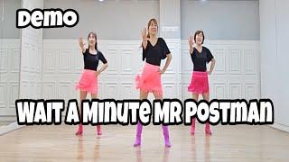 Wait a Minute Mr Postman - Line Dance (Demo)/Beginner/Alison Johnstone