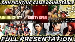 FULL SNK Presentation: Japan Fighting Game Publisher's Roundtable - KOF XV, Samurai Shodown, MOTM