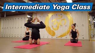 Full 1 Hour Intermediate Yoga Class Based On Vinyasa Flow | Intermediate Yoga Class | Yograja