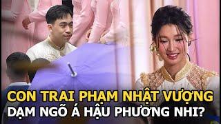 Con trai Phạm Nhật Vượng dạm ngõ Á hậu Phương Nhi?