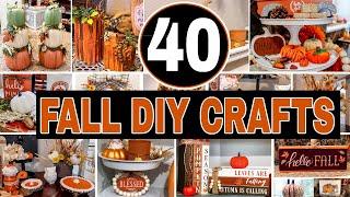 40 DOLLAR TREE DIYs That'll Get You Ready For Fall On A Budget!