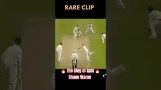 King of spin - Shane Warne | Rare clip  #clips #cricket #funny #funnyshorts #viral #video #shorts