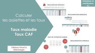 Cotisations patronales maladie et CAF - Calcul des taux et des assiettes applicables #3