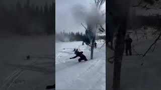 Sledding Gone Wrong 