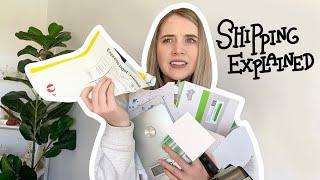 SHIPPING WITH AUSPOST || envelopes, parcels, domestic and international How to ship scrunchies