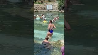 ️Pamukkale Cleopatra Pool Türkiye -Best Holiday Beautiful Day️