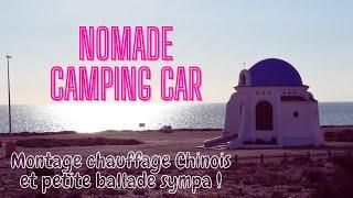 Installation chauffage dans le camping car #vanlife #campingcar #nomade