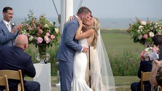 Wedding Ceremony at Guilford Yacht Club in Guilford, CT!