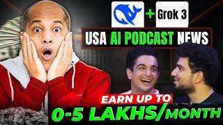 Using DeepSeek-R1 n Grok 3 Make AI Podcast Like Ranveer Allahbadia | AI Podcast Channel Kaise banaye