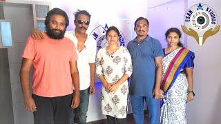 NANDHAN POST PRODUCTION  WORKS WITH ACTORS SASIKUMAR, SAMUTHIRAKANI AND ERA SARAVANAN NANDHAN TEAM