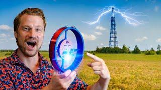 Creating Plasma Shockwaves Using A Wireless Energy Tower (ft. Geerling Engineering)