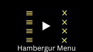 Cool Animated Hamburger Menu Buttons || HTML & CSS || @iqraCS