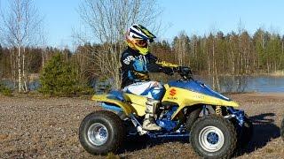 Suzuki LT500R Quadzilla  87 ATV   My First Test Ride