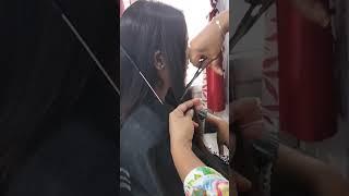 Front layer hair cut #haircutting #layercut