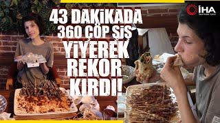 İplik Gibi Kadın Yediği Çöp Şişlerle Rekor Üstüne Para Kazandı