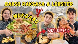 MUKBANG BAKSO RAKSASA & LOBSTER SESUAI REQUEST BAOQI, PADA KAGET SAMA PORSINYA SAMPAI KEKENYANGAN!