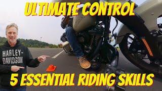 Ultimate Motorcycle Control | 5 Essential Riding Skills | Harley Davidson