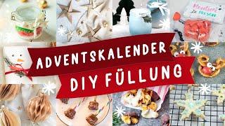 Adventskalender günstig selbst befüllen und selber machen: 24 selbstgemachte DIY Ideen | TRYTRYTRY