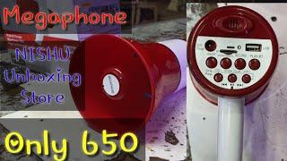 YOUNG ELECTRONICS 30 Watts Handheld Dynamic Megaphone System Talk/Record/Play/Music/Siren