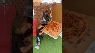 Tim Gives Savvy GIANT PIZZA 