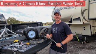 Camco Rhino Wheel Upgrade | Fixing Your Rhino Tote Tank!