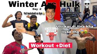 Winter Arc Hulk day-2 ( funny vlog )