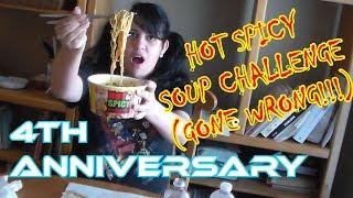 Hot Spicy Soup Challenge (Gone Wrong)- Vixtronic's 4th Anniversary