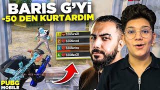 BARIŞ G'Yİ  -50 DEN KURTARDIM!! - PUBG MOBİLE