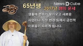 [최삿갓 운세]  2017년 올해 나의 운세는? 뱀띠편