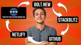 Auto-deploy an Existing GitHub Repo Using bolt.new, StackBlitz, and Netlify - Continuous Development