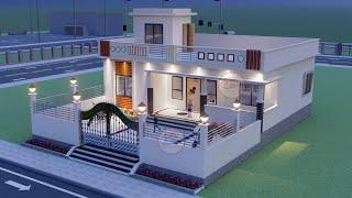 3Bhk House With Open Space For Car  Parking I Ghar ka Design by @Myhomeplan