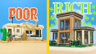 LEGO POOR vs RICH House!!