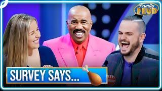 When the Family is Eating Chicken, Who Gets the Drumstick? | Family Feud