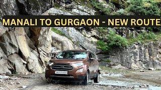 MANALI TO GURGAON IN 7 MINUTES | New Route between Delhi to Manali | motoring with kkm