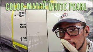 How To Color Match 3 Stage White Pearl Paint