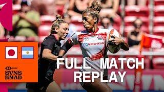 Brave Blossoms show their class | Japan v Argentina | Playoff Qualifier Match | HSBC Madrid Sevens