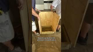 Kitchen cabinet build | #shorts #kitchen #homeimprovement #diy