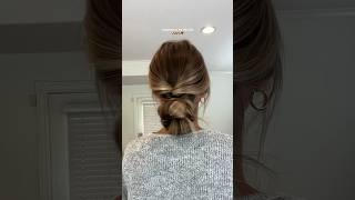 Fall hairstyle  #hair #hairtok #hairstyle #hairtutorial #hairideas #fallhair #bun #pinteresthair