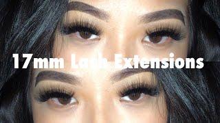 Lash Extensions at HOME  (UPDATED) STEP BY STEP for quick (17mm) volume lashes 