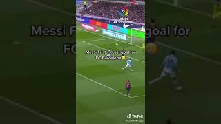 Messi First & Last Goal for Barcelona